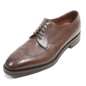 Fratelli Rossetti NIB Brown Calfskin Leather Liverpool Ebano Shoes